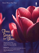 cover for Three Sonatas for Flute