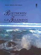 cover for Beethoven - Cello Sonata in A, Op. 69; Telemann - Duet for Two Cellos in Bb