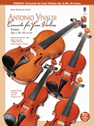 cover for Vivaldi - Concerto for Four Violins in B minor, Op. 3, No. 10, RV580