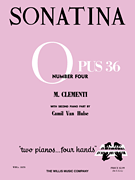 cover for Sonatina Op. 36, No. 4