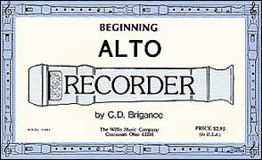 cover for Beginning Alto Recorder