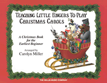 cover for Teaching Little Fingers to Play Christmas Carols