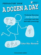 cover for A Dozen a Day Preparatory Book - Book/Audio