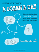 cover for A Dozen a Day Preparatory Book
