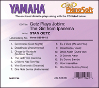 cover for Getz Plays Jobim: The Girl from Ipanema