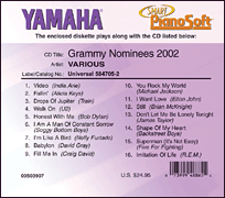 cover for Grammy Nominees 2002
