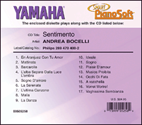 cover for Andrea Bocelli - Sentimento