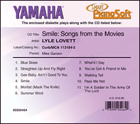 cover for Lyle Lovett - Smile: Songs from the Movies