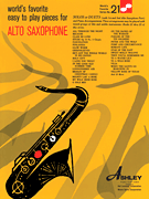 cover for Easy To Play Pieces For Alto Saxophone 21 Worlds Favorite