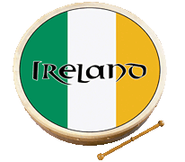 cover for Tri-Color Ireland Bodhrán