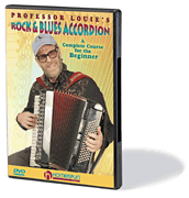 cover for Professor Louie's Rock & Blues Accordion