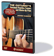 cover for The Guitarist's Personal Practice Trainer and Warm-Up Plan