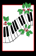 cover for Recital Program Blanks #81 Keyboard & Holly