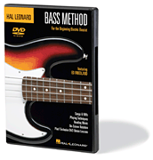cover for Hal Leonard Bass Method DVD