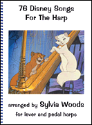 cover for 76 Disney Songs for the Harp