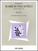 cover for Stefano Donaudy: 36 Arie di Stile Antico