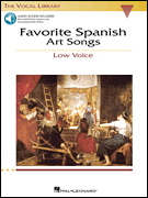 cover for Favorite Spanish Art Songs