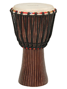 cover for Hand-Carved African Djembe - T1 Finish