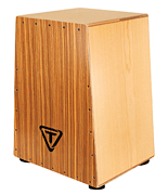 cover for Vertex Series Cajon - American Ash Body and Zebrano Front Plate