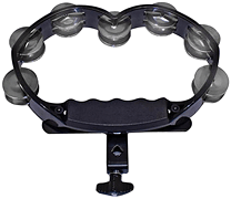 cover for Black Plastic Mountable Tambourine with Steel Jingles
