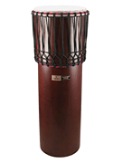cover for Ngoma Drum with Traditional Dark Brown Finish