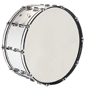 cover for Cb 10x26 March Band Drum Wht