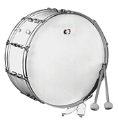cover for Cb700 14x22 Bass Drum-white