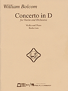 cover for Concerto in D for Violin and Orchestra