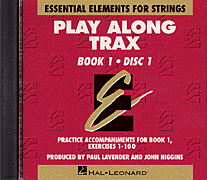 cover for Essential Elements for Strings Play-Along Trax - Book 1, Disc 1