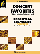 cover for Concert Favorites Vol. 1 - Eb Alto Clarinet