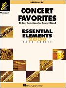 cover for Concert Favorites Vol. 1 - Baritone B.C.