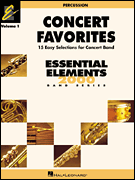 cover for Concert Favorites Vol. 1 - Percussion
