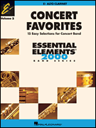 cover for Concert Favorites Vol. 2 - Alto Clarinet