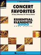 cover for Concert Favorites Vol. 2 - Alto Sax