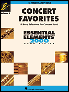 cover for Concert Favorites Vol. 2 - Tenor Sax