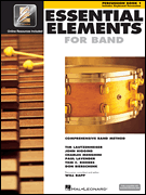 cover for Essential Elements for Band - Percussion/Keyboard Percussion Book 1 with EEi