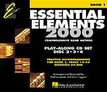 cover for Essential Elements for Band - Book 1 Play-Along CD Set