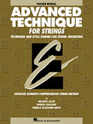 cover for Advanced Technique for Strings (Essential Elements series)