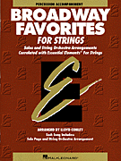 cover for Essential Elements Broadway Favorites for Strings - Percussion Accompaniment