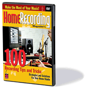 cover for Home Recording Magazine's 100 Recording Tips and Tricks