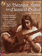 cover for 50 Baroque Solos for Classical Guitar