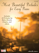 cover for Most Beautiful Preludes for Easy Piano