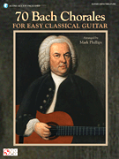 cover for 70 Bach Chorales for Easy Classical Guitar