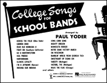 cover for College Songs for School Bands - 2nd Bb Cornet