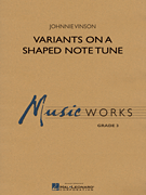 cover for Variants on a Shaped Note Tune