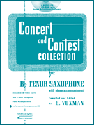 cover for Concert and Contest Collection for Bb Tenor Saxophone