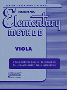 cover for Rubank Elementary Method - Viola
