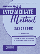 cover for Rubank Intermediate Method - Saxophone