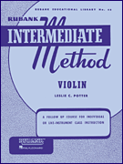 cover for Rubank Intermediate Method - Violin