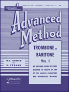 cover for Rubank Advanced Method - Trombone or Baritone, Vol. 1